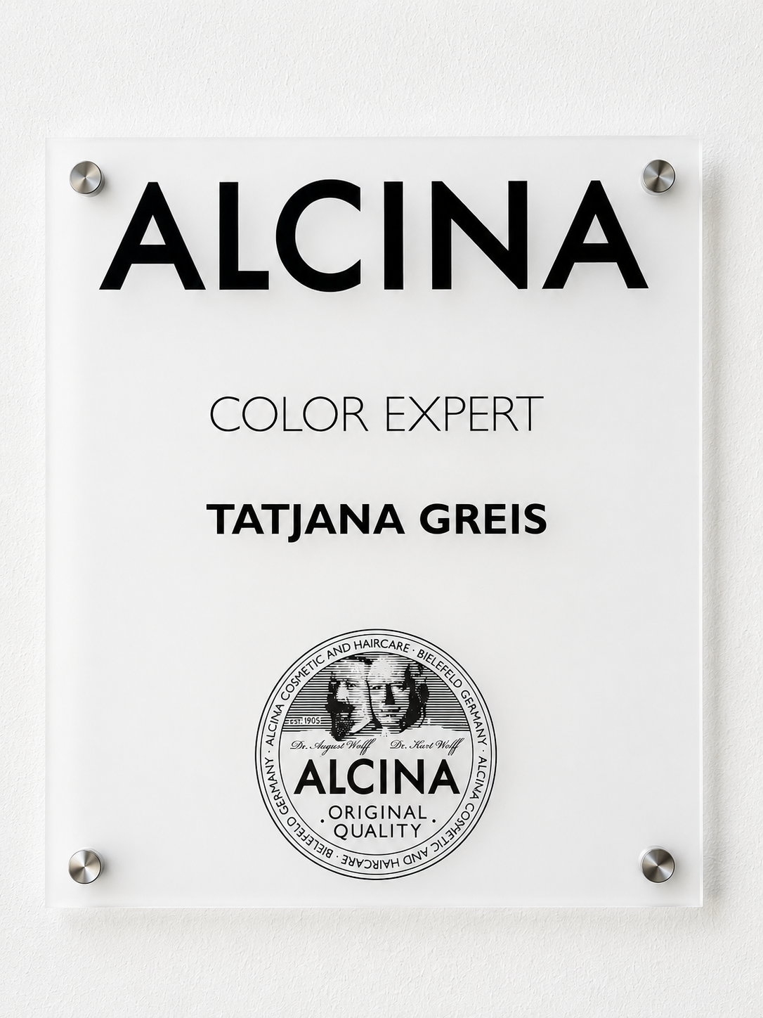 Alcina Color Expert Zertifikat – Tatjana Greis